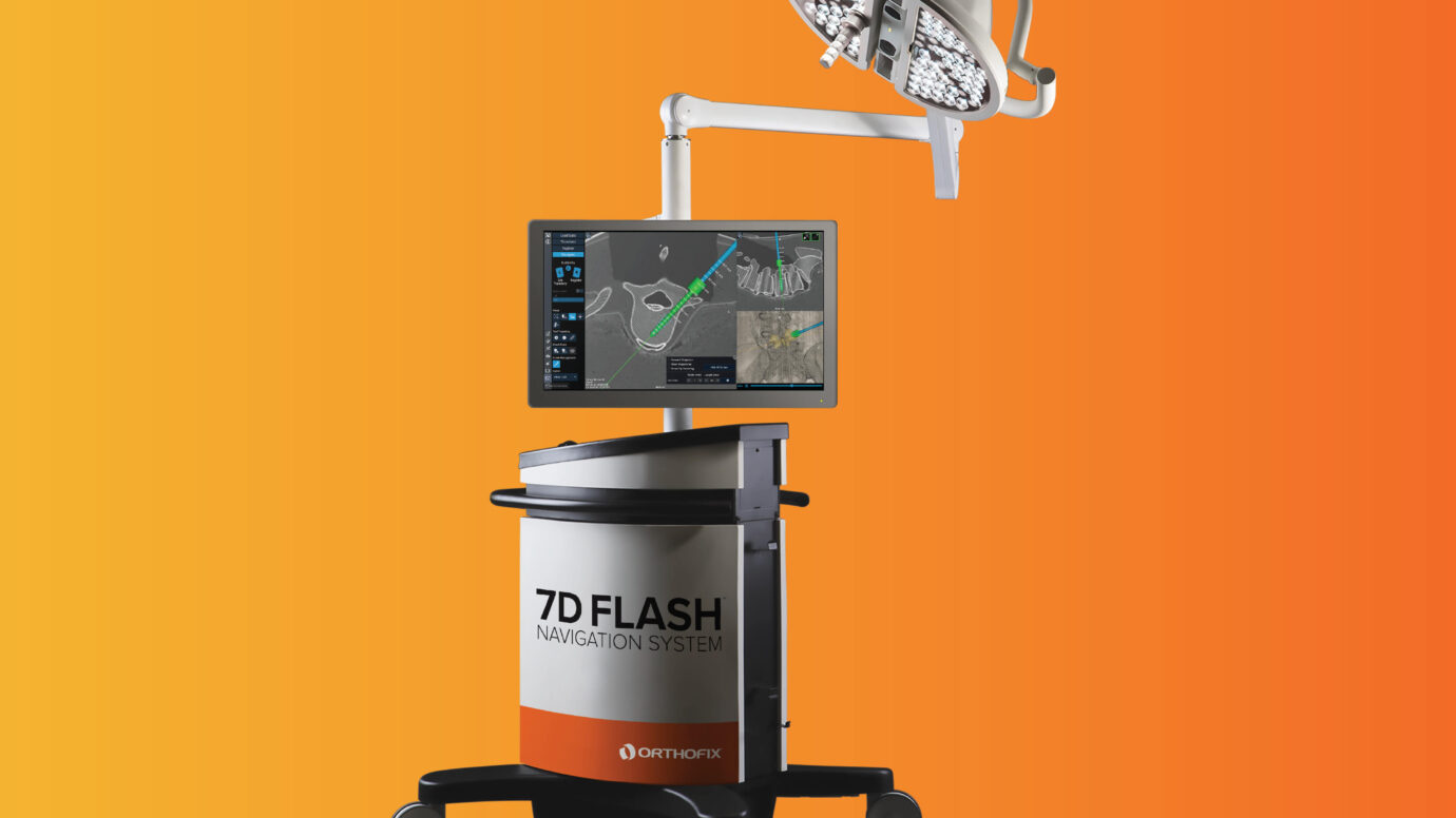 7D FLASH Surgical Navigation System in operating room environment